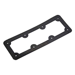 Fischer panda 0008636 Верхняя крышка выпускного коллектора 280x97 mm Прокладка Black