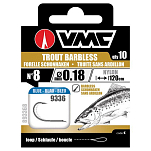 VMC 893366 Trout Связанный Крючок Без Зазубрин Голубой Blue 6 