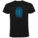 Купить Kruskis CA65500102S198 Футболка с коротким рукавом Sailor Fingerprint Черный Black S 7ft.ru в интернет магазине Семь Футов
