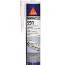 Sika 6472066 flex 591 300ml Однокомпонентный силикон Бесцветный Black