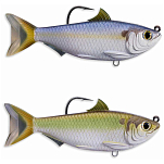 Live target TFS95MS703 Threadfin Shad Приманка для плавания 95 mm 14g Серебристый Green / Bronze