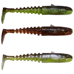 Savage gear SVS76938 Gobster Shad Мягкая приманка 75 mm 5g Chartreuse Pumpkin