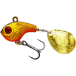 Воблер для рыбалки Westin DropBite Spin Tail Jig P189-578-037 Gold Rush 37мм 22гр погружение от 1м из цинка и углеродистой стали