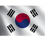 Флаг Южной Кореи гостевой Adria Bandiere BSoCor2 30х45см