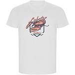 Kruskis CA66900501C067 Футболка с коротким рукавом Seafood Lobster ECO Белая White 2XL