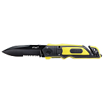 Walther 105-50729 ERK Y Отрезной нож Linerlock Spearpoint Золотистый Yellow / Black  Hunt