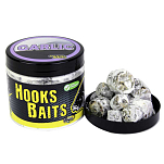 Pro elite baits C8433914 Hook Powder Dip Чеснок 200ml Пеллеты Белая 14 / 20 mm 
