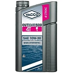 Yacco ya115 Масло Outboard 500 4T 10W30 2L Green 30x15x15