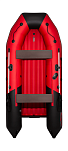 Надувная лодка ПВХ, Таймень NX 3600 НДНД PRO, красный/черный 2104040011397