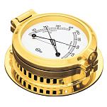 Термогигрометр-иллюминатор Barigo Poseidon 1330MS 120x35мм Ø85мм из полированной латуни