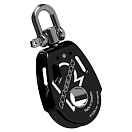 Купить Rutgerson marine rsb401001 Поворотный одинарный блок 100 mm Black 20x10x10 7ft.ru в интернет магазине Семь Футов