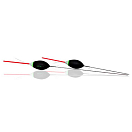 Купить Mext tackle M0808003 Hector плавать Серебристый Black / Green 1.00 g 7ft.ru в интернет магазине Семь Футов