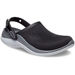 Crocs 206708-0dd-m5/w7 Деревянные башмаки Literide 360 Black / Slate Grey 35x25x15 EU 37