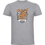 Kruskis CA65500358C070 Футболка с коротким рукавом Seafood Octopus Серый Heather Grey L