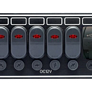 Панель бортового питания 5 переключателей, USB зарядка AAA 10147-BKU