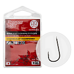 Benzar mix 43465010 Bream Competition Зубчатый Крюк Бесцветный Black Nickel 10
