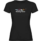 Купить Kruskis 11502309xxlk034 Футболка с коротким рукавом Fishing Fever Black 30x25x2 2XL 7ft.ru в интернет магазине Семь Футов