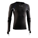 Купить Lurbel 00B2.243M.0304.L Базовый слой с длинным рукавом Cristallo Черный Charcoal Grey / Royal Blue L 7ft.ru в интернет магазине Семь Футов