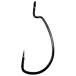Gamakatsu 149115-00600-00000-00 Worm 323 Monster Техасский Крюк Черный Black 6/0 