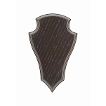 Eurohunt X-560805 Дубовая табличка для трофеев оленя 2 с пластиковыми зажимами 10 Единицы Dark 19x12 cm Hunt