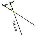 Spokey 926805 Sky Run Поляки Зеленый  Green / Black 110-130 cm
