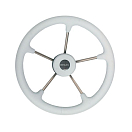 Купить Рулевое колесо Ultraflex V70G 39441B Ø350x90мм рукоятка из серого полиуретана со спицами из нержавеющей стали 7ft.ru в интернет магазине Семь Футов