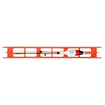 Lineaeffe 7853025/08 Fluorocarbon Multipurpose Rig Крюк Оранжевый Orange 8 