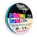 Black magic BRBOW16 Радужная коса Elite 150 M Голубой Multicolour 0.140 mm 