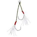 AZ Trading ASSISTL1/0 Slow Jig Tinsel Double L Вспомогательный крючок 1/0