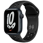 Apple MKN43TY/A Watch Nike Series 7 GPS 41 mm Черный  Midnight Anthracite