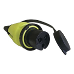 Ratio electric 608790 32A Женский удлинитель  Yellow / Black 6 mm2