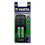 Varta 38667 LR06 Pocket AA Зарядное Устройство Для Аккумуляторов Черный Black