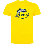 Kruskis CA65500603C065 Футболка с коротким рукавом Tuna Fishing Club Желтый Yellow 3XL
