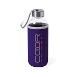 Coor P05 Стеклянная бутылка с крышкой 420ml  Lilac