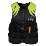 Slippery 3240-0958 Спасательный жилет Surge  Black / Fluorescent Yellow XS