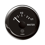 Аналоговый индикатор уровня воды VDO Veratron ViewLine A2C59514097 Ø52мм 8–32В 3–180Ом шкала 0–1/2–1/1 чёрного цвета