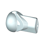 Stonfo 484833 Зажимы для бус Голубой  White 4.0 mm 