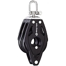 Купить Tersma mvbb0504f двойной вертлюжный блок с обушком 57 mm Black 10x10x15 7ft.ru в интернет магазине Семь Футов