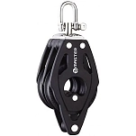 Tersma mvbb0504f двойной вертлюжный блок с обушком 57 mm Black 10x10x15
