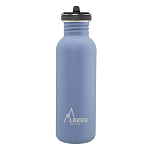 Laken BSF75AZ Нержавеющая сталь Basic Flow бутылка 750ml Бесцветный Blue