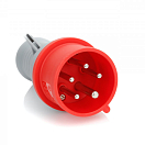 Штекер для подключения CEE и проверки последовательности фаз / 16 А / 400 В / штекер
