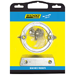 Seachoice 50-95311 Volvo Dual Prop Алюминиевый анод Белая Silver 290 CV 