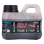 Shimano fishing ISOKPLA500 жидкий добавка для приманки Krill Peach 500ml Red