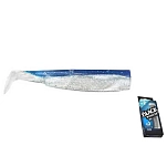 Fiiish BM3141 Black Minnow Мягкое тело приманки 90 Mm 4g 3 единицы измерения Многоцветный Green Glitter