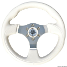 Tender steering wheel white/polished SS Ø 280 mm, 45.138.03