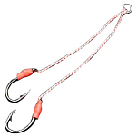 JLC AZJLCDASI Ika Assist Tentacles Double Крюк Серый  Silver