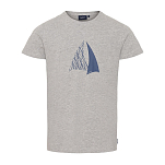 Sea ranch 22-7-030-9014-XL Футболка с коротким рукавом Villum Серый Grey Melange XL