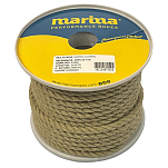 Marina performance ropes 0655.25/6 Marina Classic 25 m Веревка Золотистый Hemp 6 mm 
