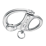 Wichard 415654 Карабин с неподвижным ушком Silver 35 mm