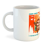 Kruskis 42611C089 Keep Calm Sloth Кружка 325ml Белая  White